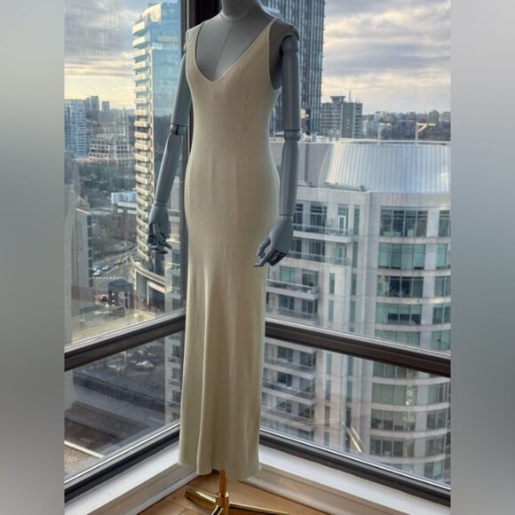 🆕 SIR THE LABEL 🧿 NWOT Peppermint Sandy Knit Maxi Dress, Sz 3 US 8 - Picture 5 of 15
